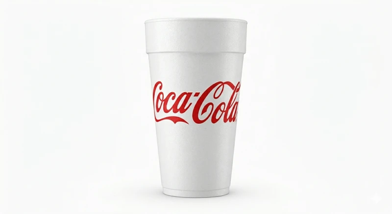 24 oz Coca Cola Foam Cups