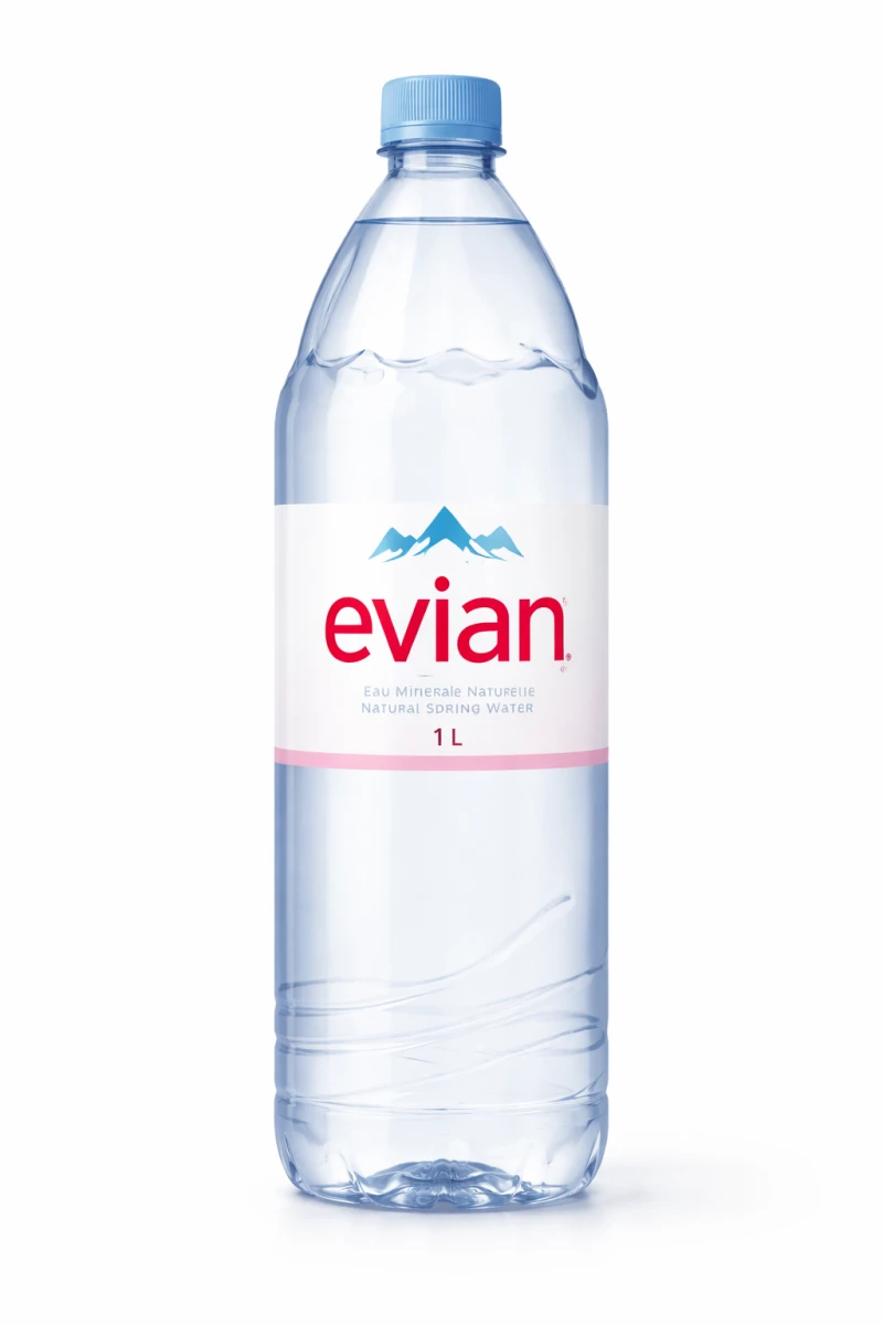 Evian Spring Water 1 Liter